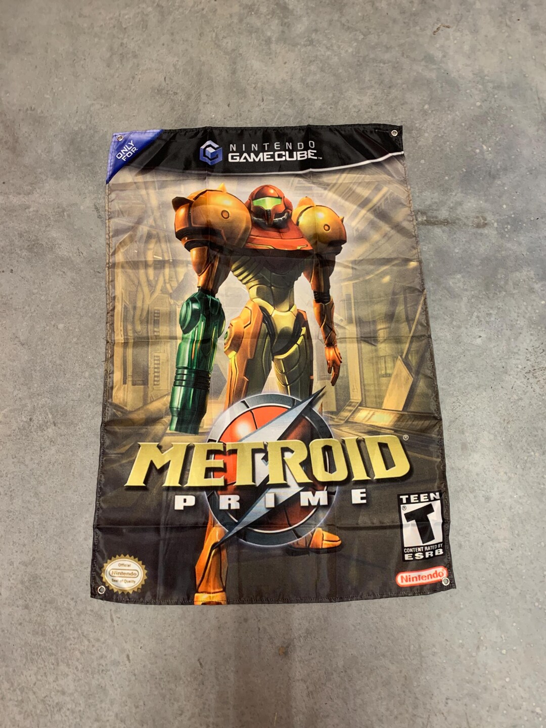 Metroid Prime Custom Wall Flag Banner Tapestry 2 X 3 Ft, Gamecube - Etsy