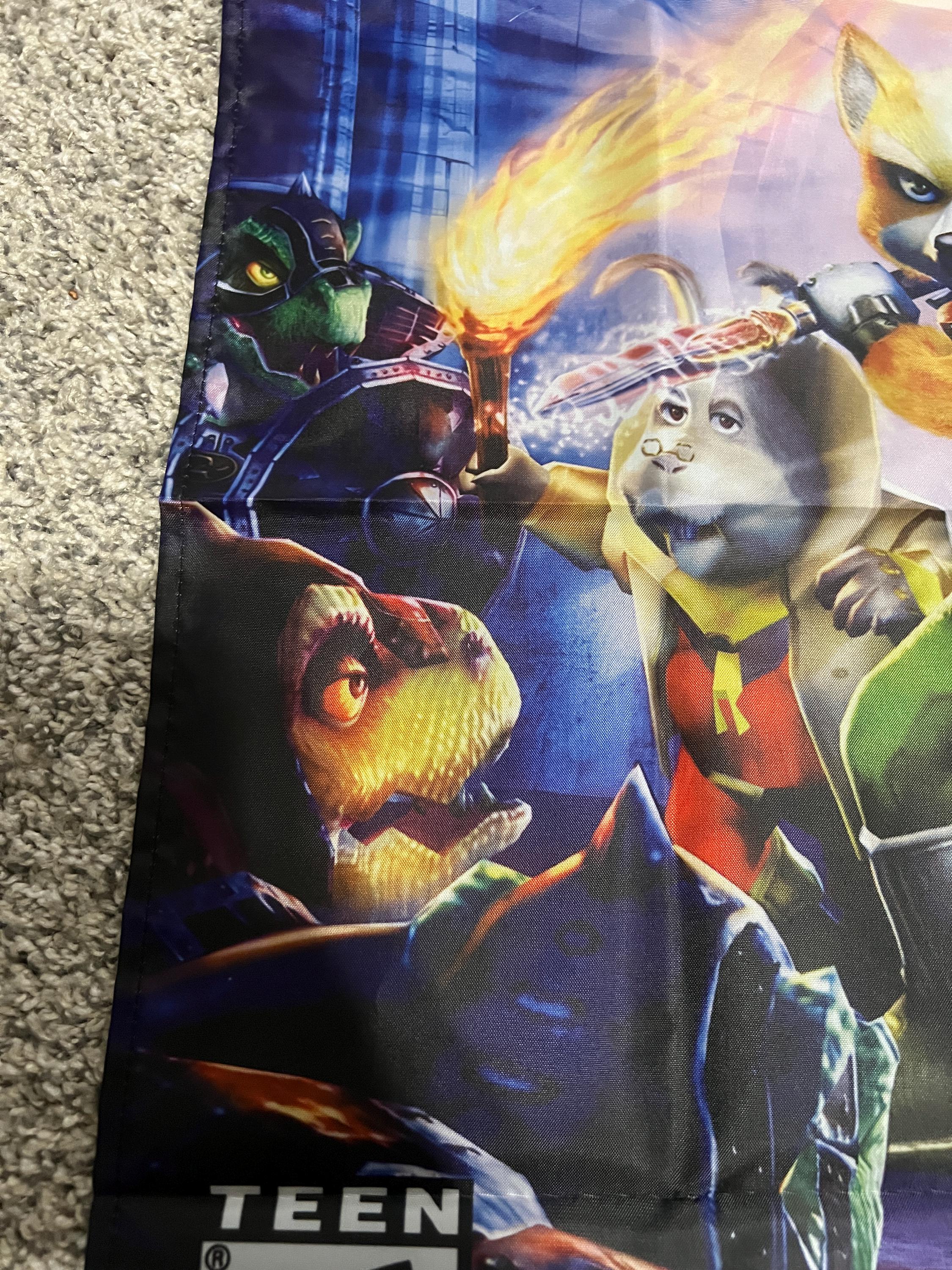 Starfox Adventures Custom Wall Flag Banner Tapestry 2 X 3 Ft, Gamecube ...