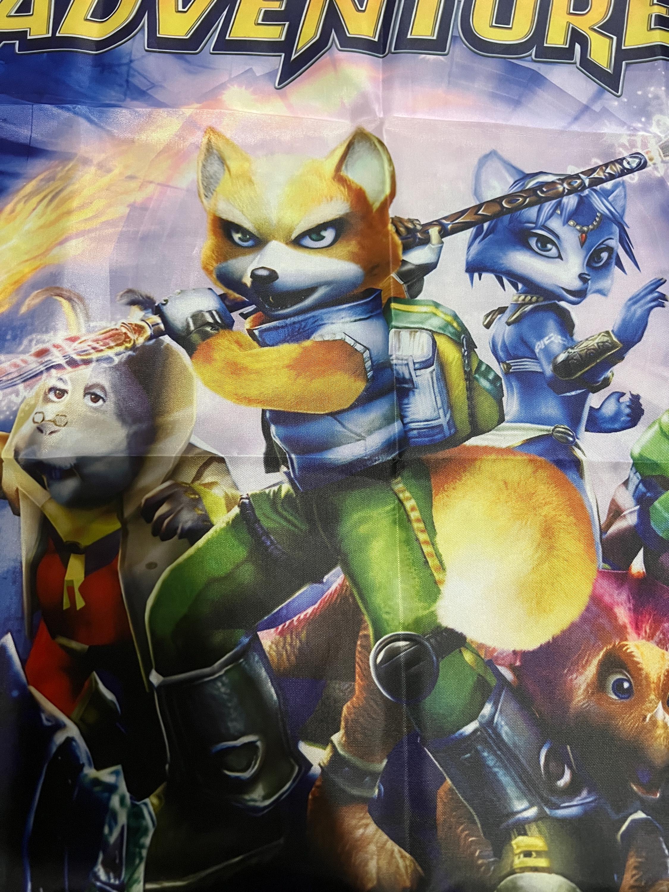 Starfox Adventures Custom Wall Flag Banner Tapestry 2 X 3 Ft, Gamecube ...