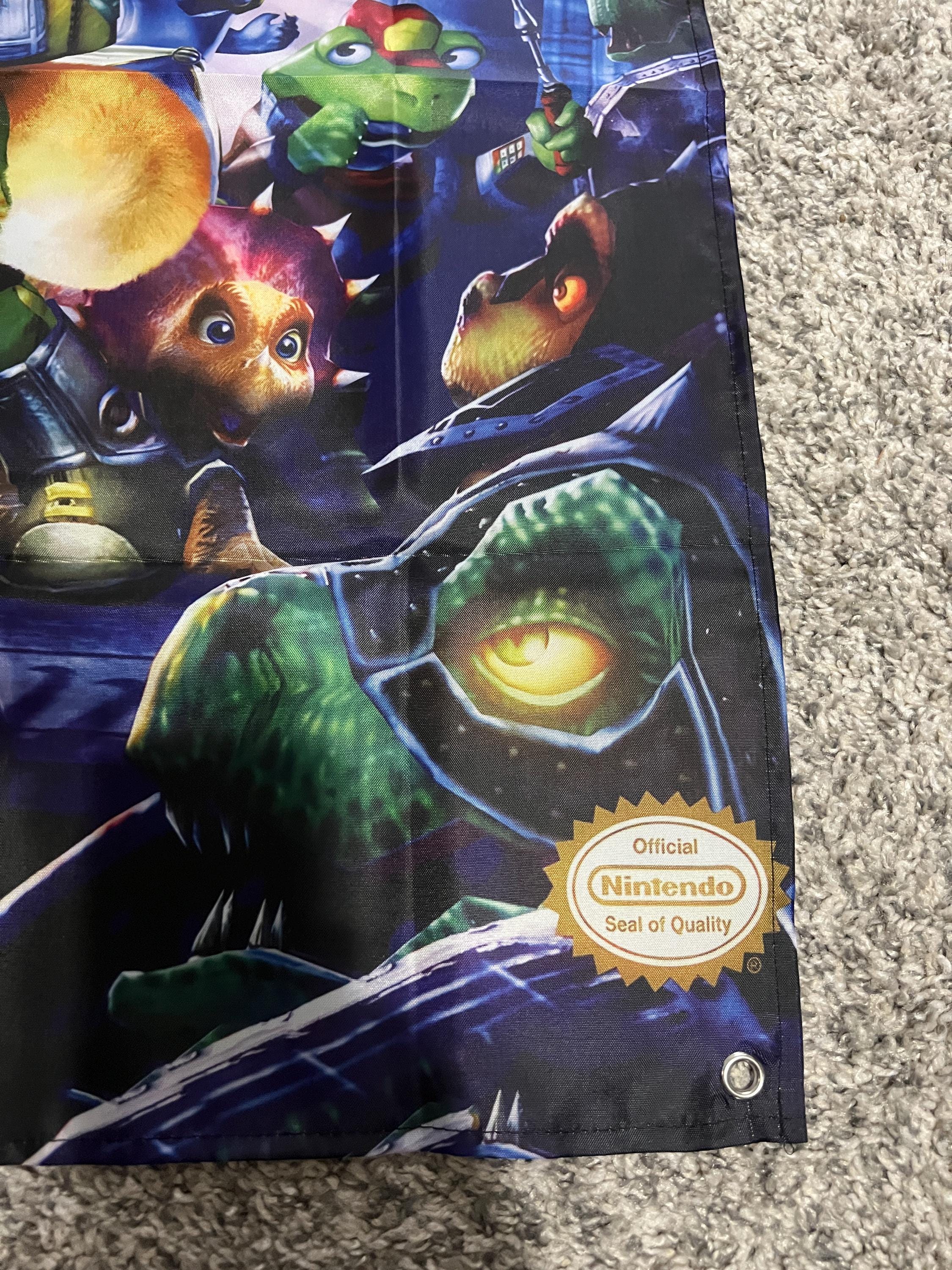 Starfox Adventures Custom Wall Flag Banner Tapestry 2 X 3 Ft, Gamecube ...