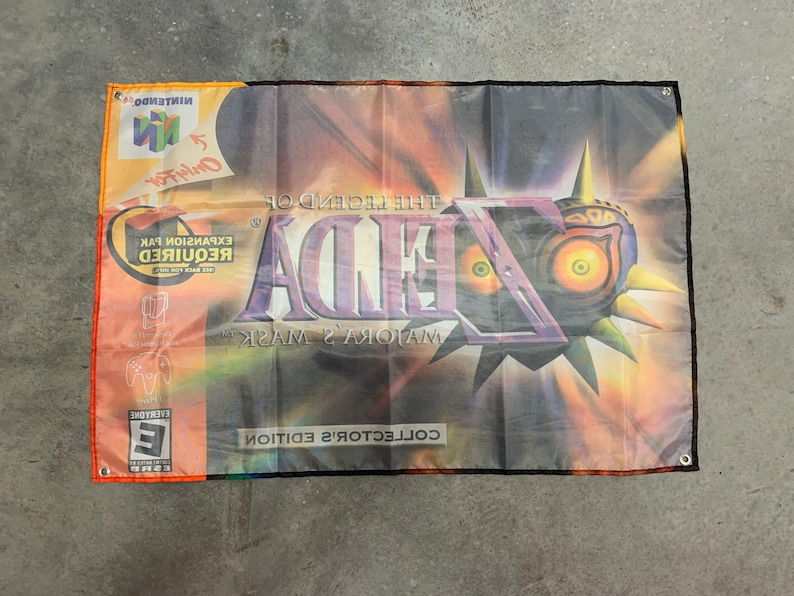 The Legend of Zelda Majora's Mask Custom Wall Flag Banner Tapestry 2 X ...
