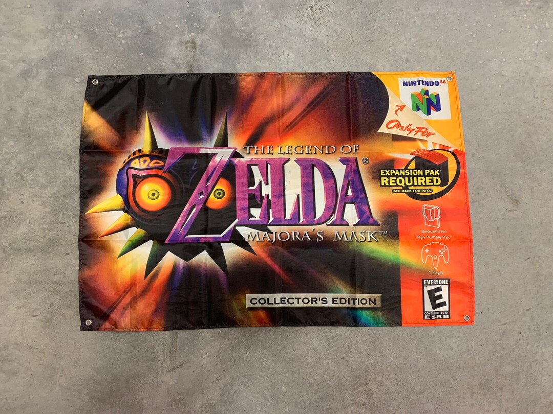 The Legend of Zelda Majora's Mask Custom Wall Flag Banner Tapestry 2 X ...