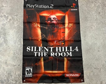 Silent Hill 4 The Room Custom Wall Flag Banner Tapestry 2 x 3 Ft, PS2. Playstation 2