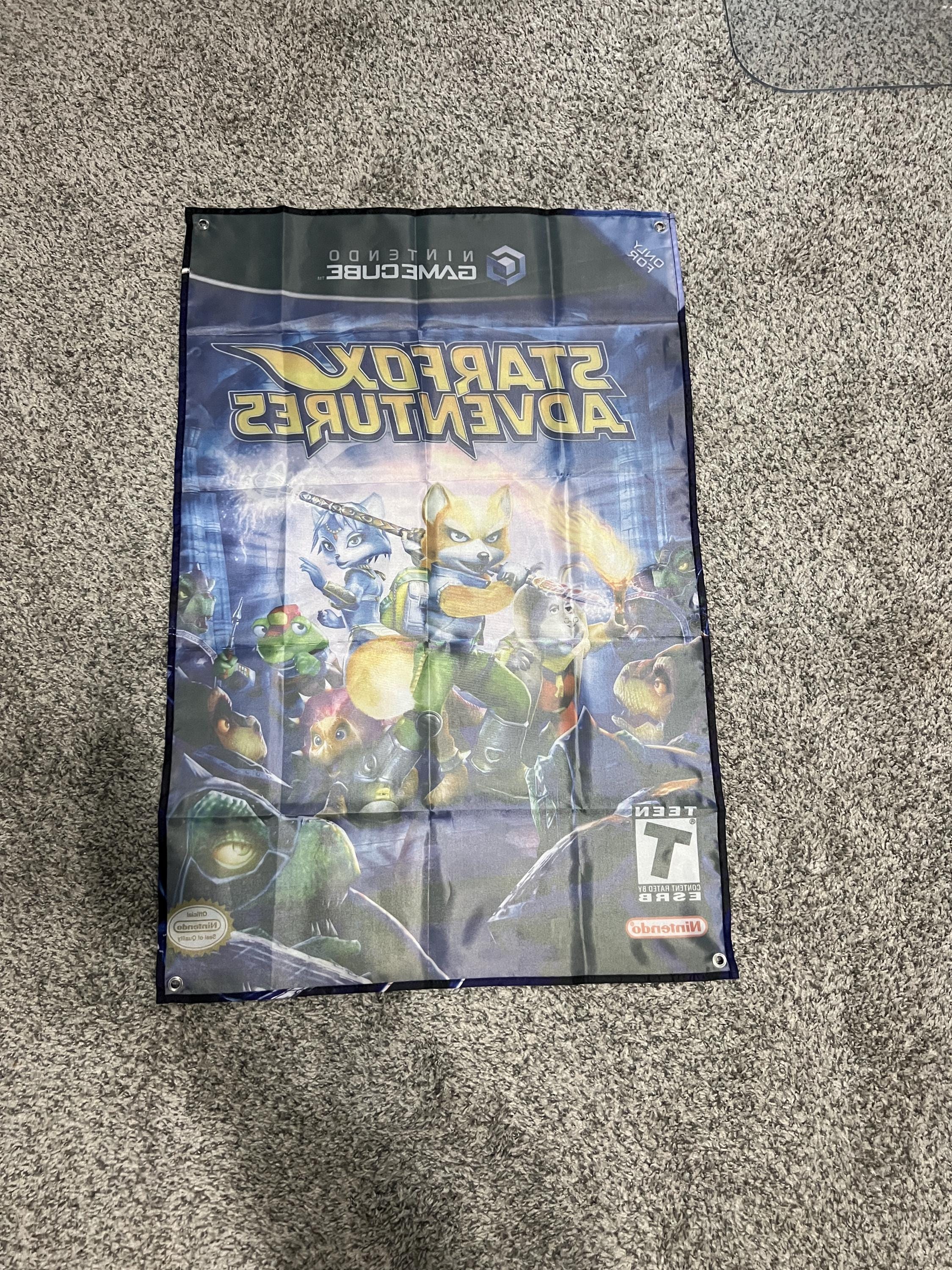 Starfox Adventures Custom Wall Flag Banner Tapestry 2 X 3 Ft, Gamecube ...