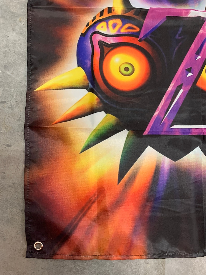 The Legend of Zelda Majora's Mask Custom Wall Flag Banner Tapestry 2 X ...