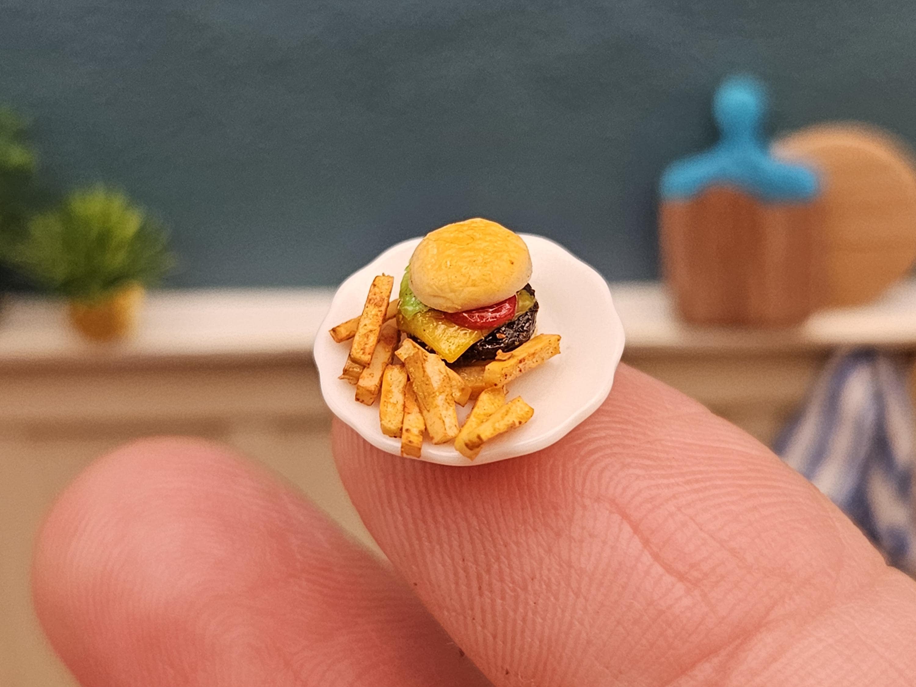 1:24 Cheeseburger and French Fries - Etsy
