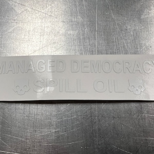 Managed Democracy Spill Oil