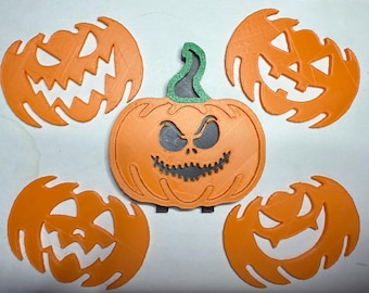 3D printed Jack-O'-Lantern Desktop Halloween Decoration