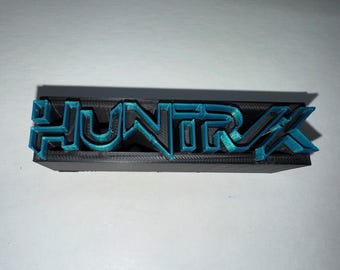 3d Printed Huntrix K-Pop Demon Hunters Desktop Display Sign