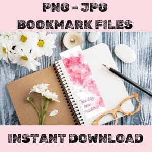Floral Printable Bookmarks | Digital Bookmark | Instant Download | Bookmark Collection | Gift for Book Lover | Cute Bookmark | Gift for Her