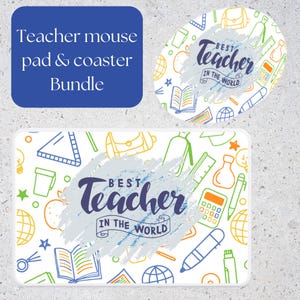 Tapis de souris pour professeur, cadeau pour professeur, cadeau de remerciement pour professeur, indispensables pour professeur