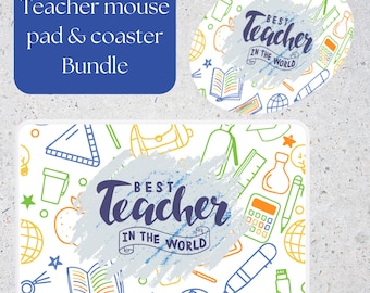Teacher Mousepad, Teacher Gift, Teacher Appreciation Gift, Teacher essentials