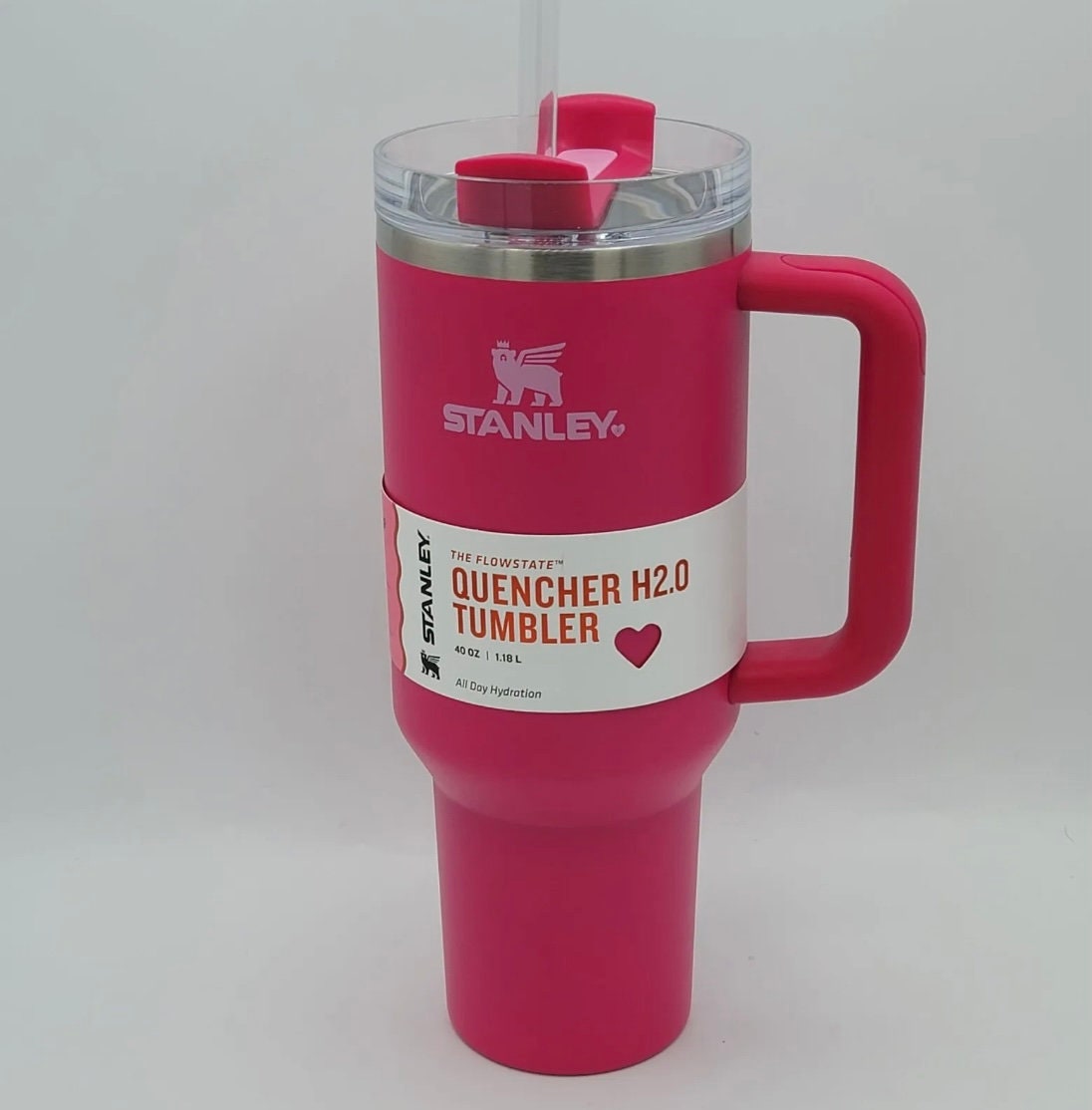 Stanley Cup Quencher H2.0 Tumbler 40oz Peach Target Exclusive In Hand