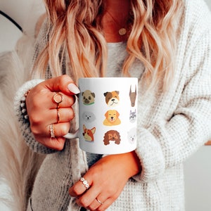 Canine Carousel, Dog Mug, Dog Gifts, Dog Coffee Mug, Dog Owner Gift, Cute Pet Dog Owner, Animal Rescue Gift, Dog Mom Gift, Dog Dad Gift