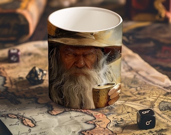 Enchanted Wizard Coffee Mug – Magic Lover Gift