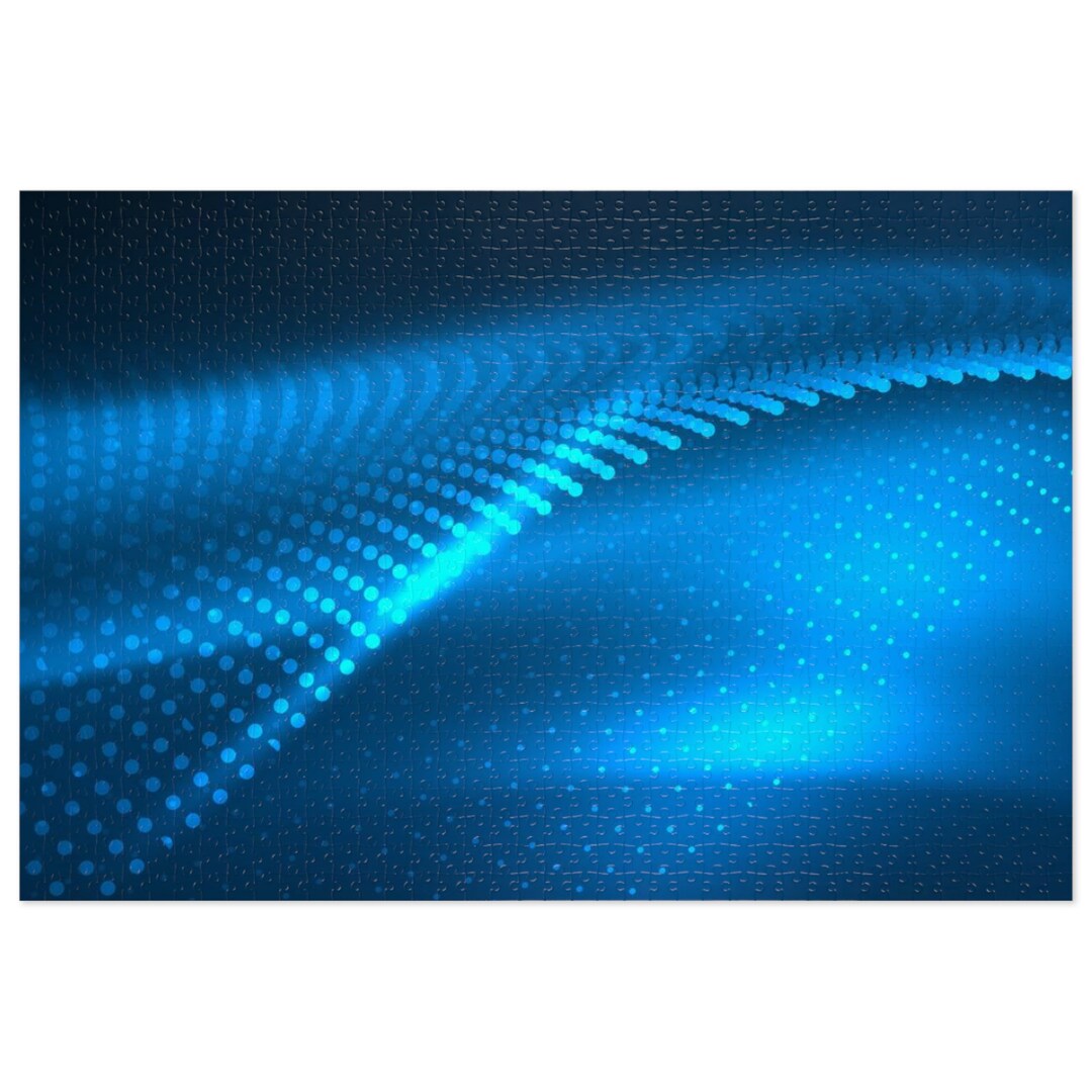 Jigsaw Puzzle Expert Level Intricate Very Difficult Blue Jigsaw Puzzle