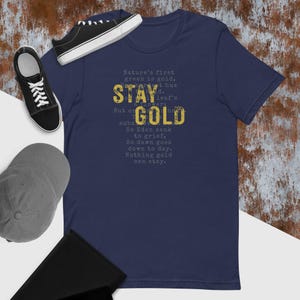 Bleib Gold Außenseiter T-Shirt
