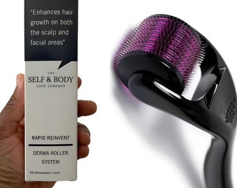 1.5 mm Derma Roller: Haar & Bart Wachstum Microneedling System