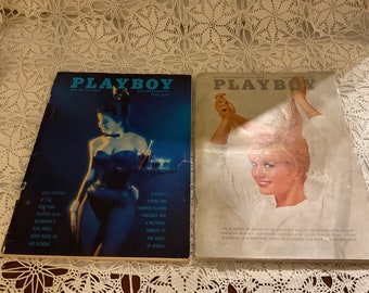 Playboy - 2 Magazines April 1963 & October 1965