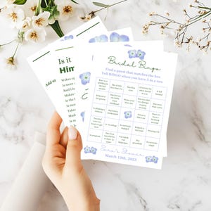 Pacchetto di giochi e decorazioni per la festa nuziale stampabili - Soluzione fai da te per organizzare feste facili
