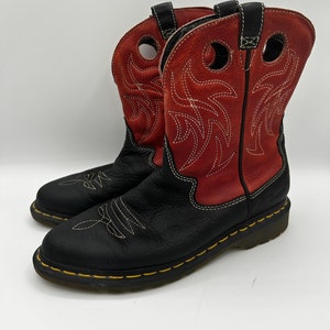 Martens Vintage Cowboy Boots, Rare UK