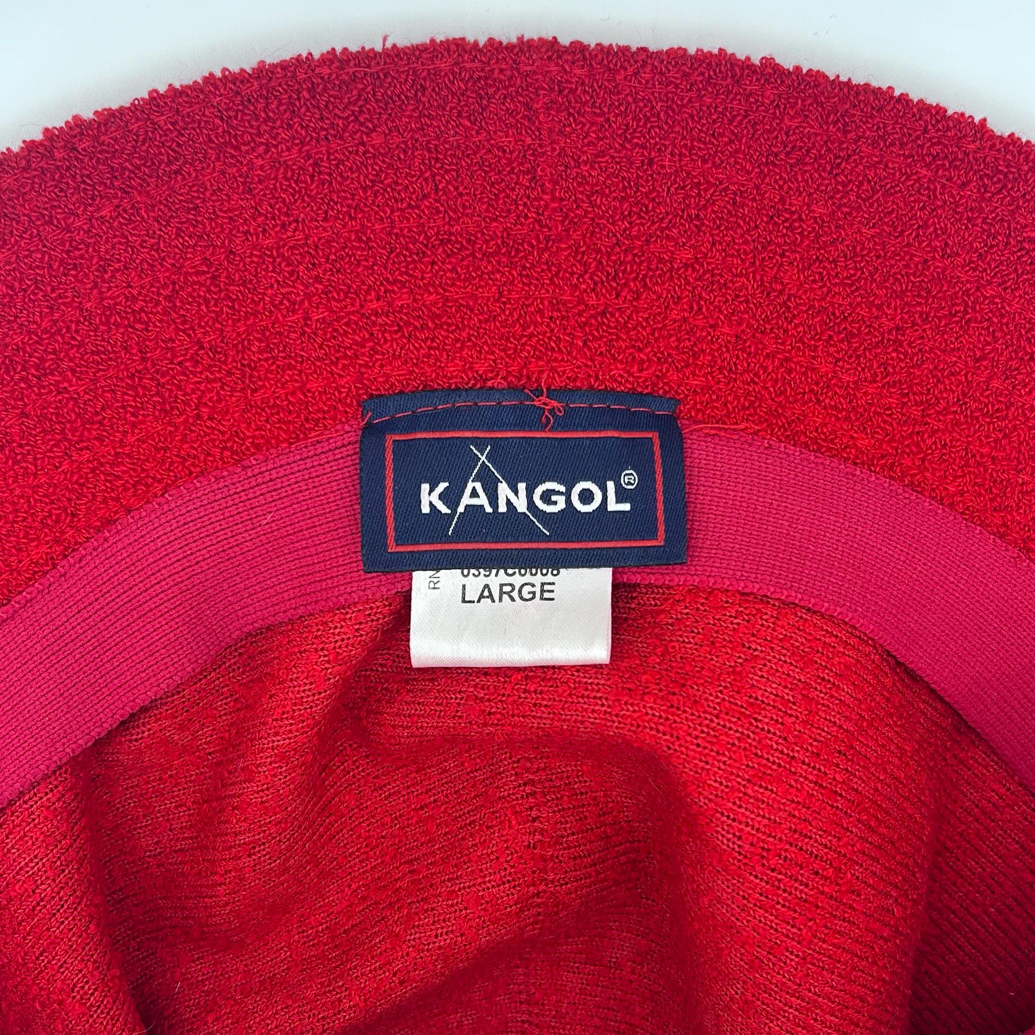 Kangol Red Terry Bucket Hat - Etsy display picture 2