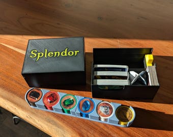 Ultimate Splendor Case with Gem/Token Tray - 1st and 2nd Edition - Compact for Travel - Made and Designed in the USA