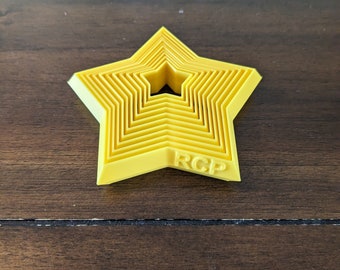 Fidget Star Commercial License and Download 3MF File for 3D Printing