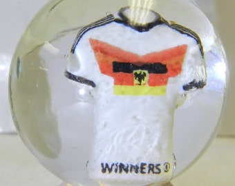 Germany Soccer or Football Jersey Contemporary Sulphide Marble 1.34 Inches Winners Brazil 2014 World Cup