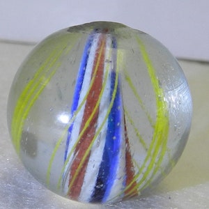 Nice Vintage German Handmade Solid Core Shooter Marble .82 Inches