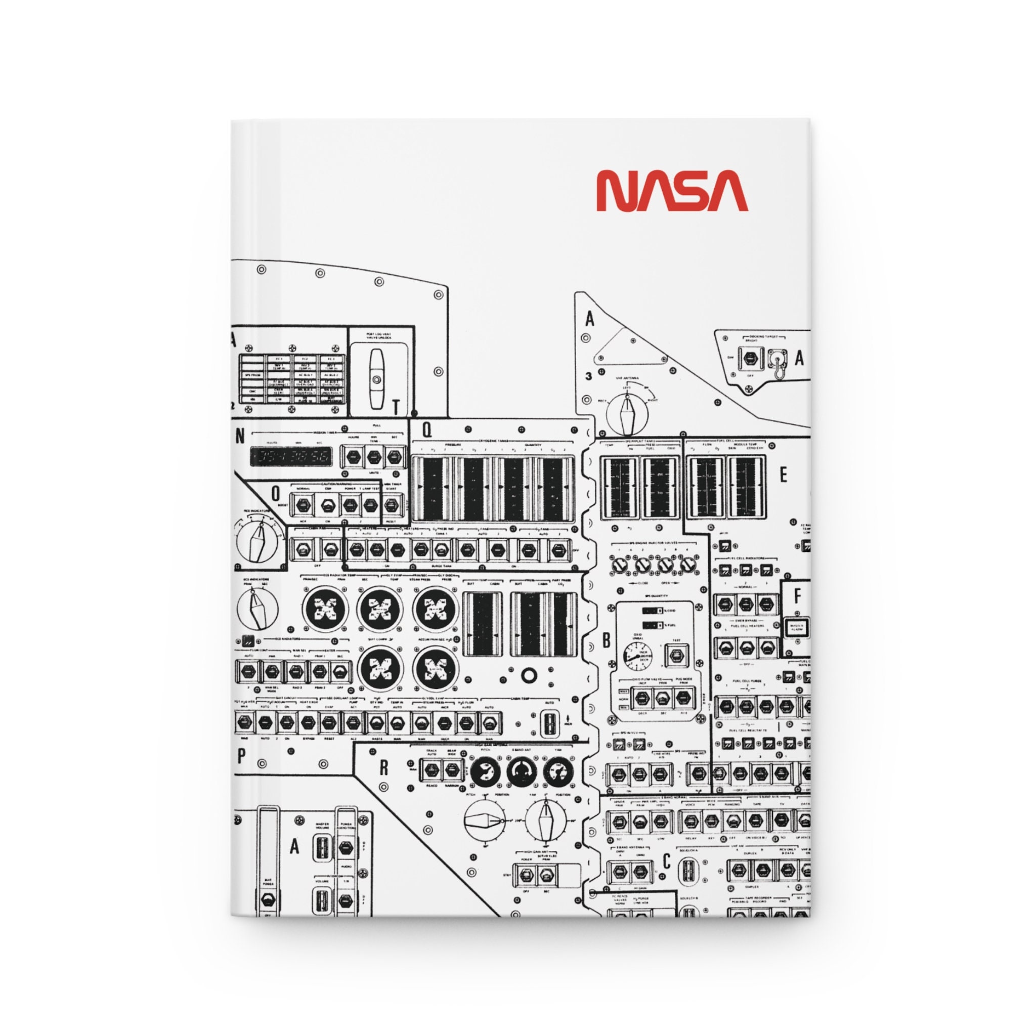 Apollo 11 Command Module Main Control Panel Schema Notebook. 150 Pages ...