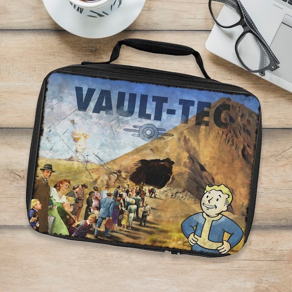 Fallout Lunch Box. Inspired by the Fallout 4 game and TV show. Fully insulated. Gift for Fallout Fan. Fallout Replica. Vault Tec Lunch Box
