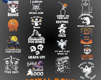 Geisterfamilie Tee Design, Halloween Cartoon Clipart, festliche Kaffeetasse PNG, digitale Kunst für gemütliche Projekte