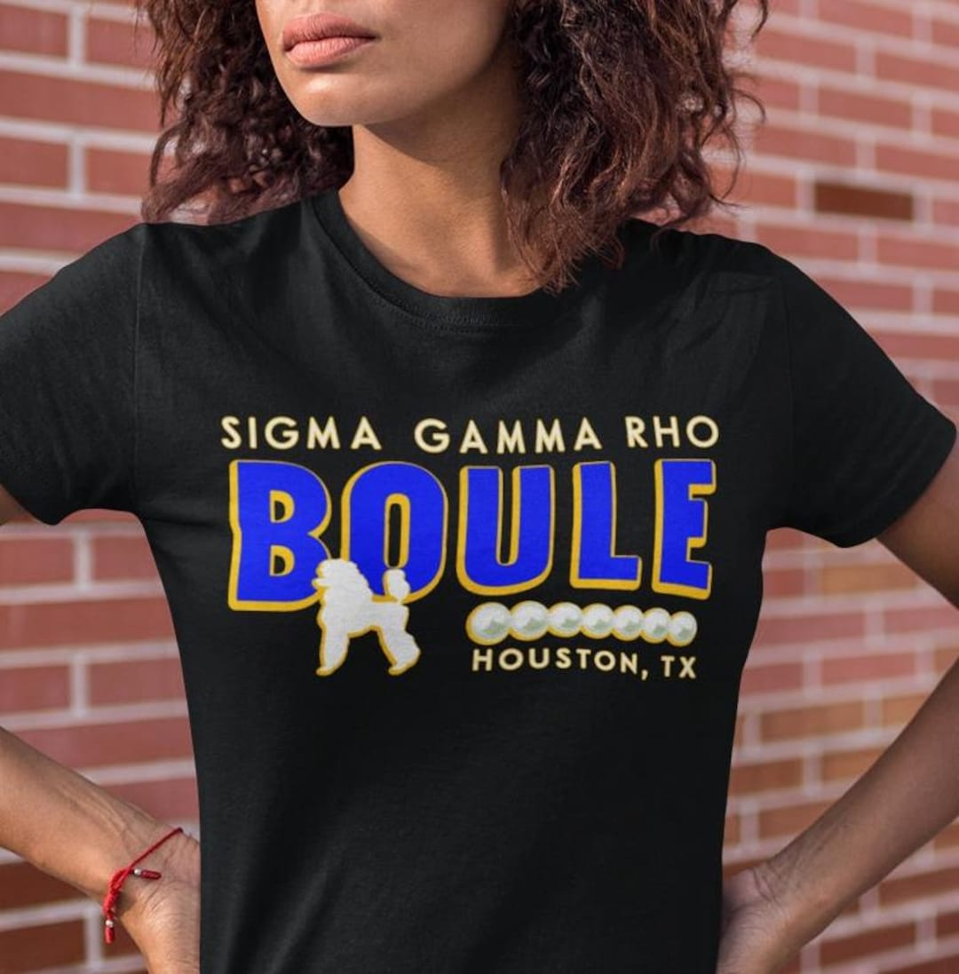 Sigma Gamma Rho Boule Shirt, 60th Boule With Poodle Tee, SGRHO Paraphernalia Souvenir Gift for