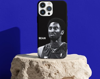 Bean 24/8 Mamba Basketball iPhone Magnetic Case: Impact-Resistant Tough Cover - Fits iPhone 16 to 13, Unique Gift for Fans