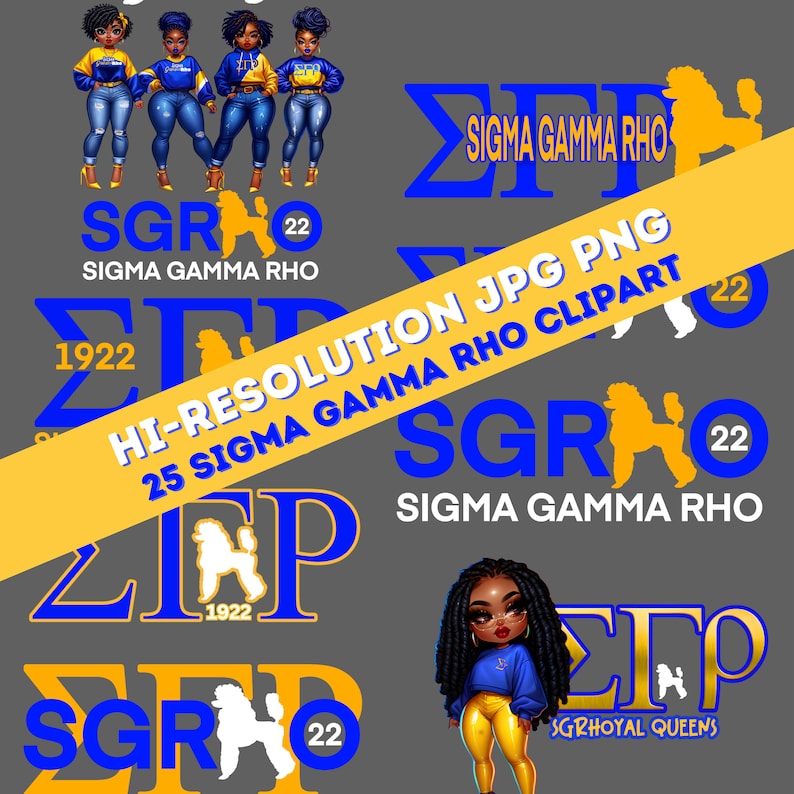 Sgrho Sorority PNG JPG 25 Files Sigma Gamma Rho Greek Letters, Graphic ...