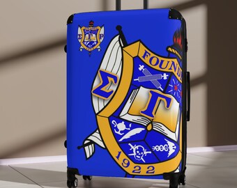 Stylish Sigma Gamma Rho Suitcase - Ideal Gift for the Jet-Setting SGRho Soror, 1922 Design