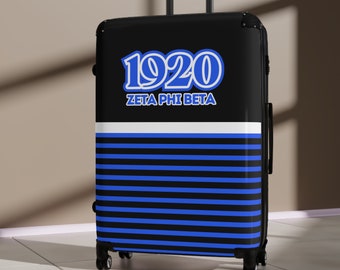 Stylish Zeta Suitcase - Ideal Gift for the Jet-Setting Soror, 1920 Design