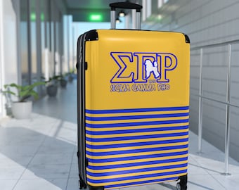 Stylish Sigma Gamma Rho Suitcase - Ideal Gift for the Jet-Setting SGRho Soror, 1922 Design