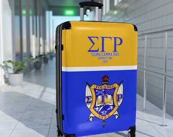Stylish SGRho Suitcase - Ideal Gift for the Jet-Setting SGRho Soror, 1922 Design