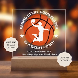 Basketball Coaching Gift, Basketball Coach Appreciation Gift, Personalized Basketball Coach Gift, Basketball Coach Award Team Banquet Gift