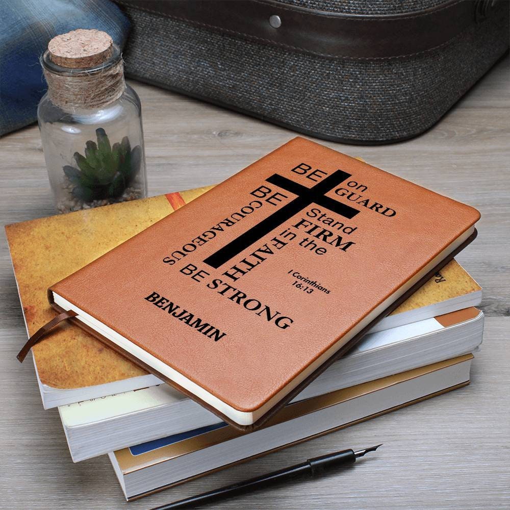 Personalized Prayer Journal Christian Gift for Men Leather Journal Leather Prayer Notebook Gift for Pastor Appreciation Gift for Dad or Son