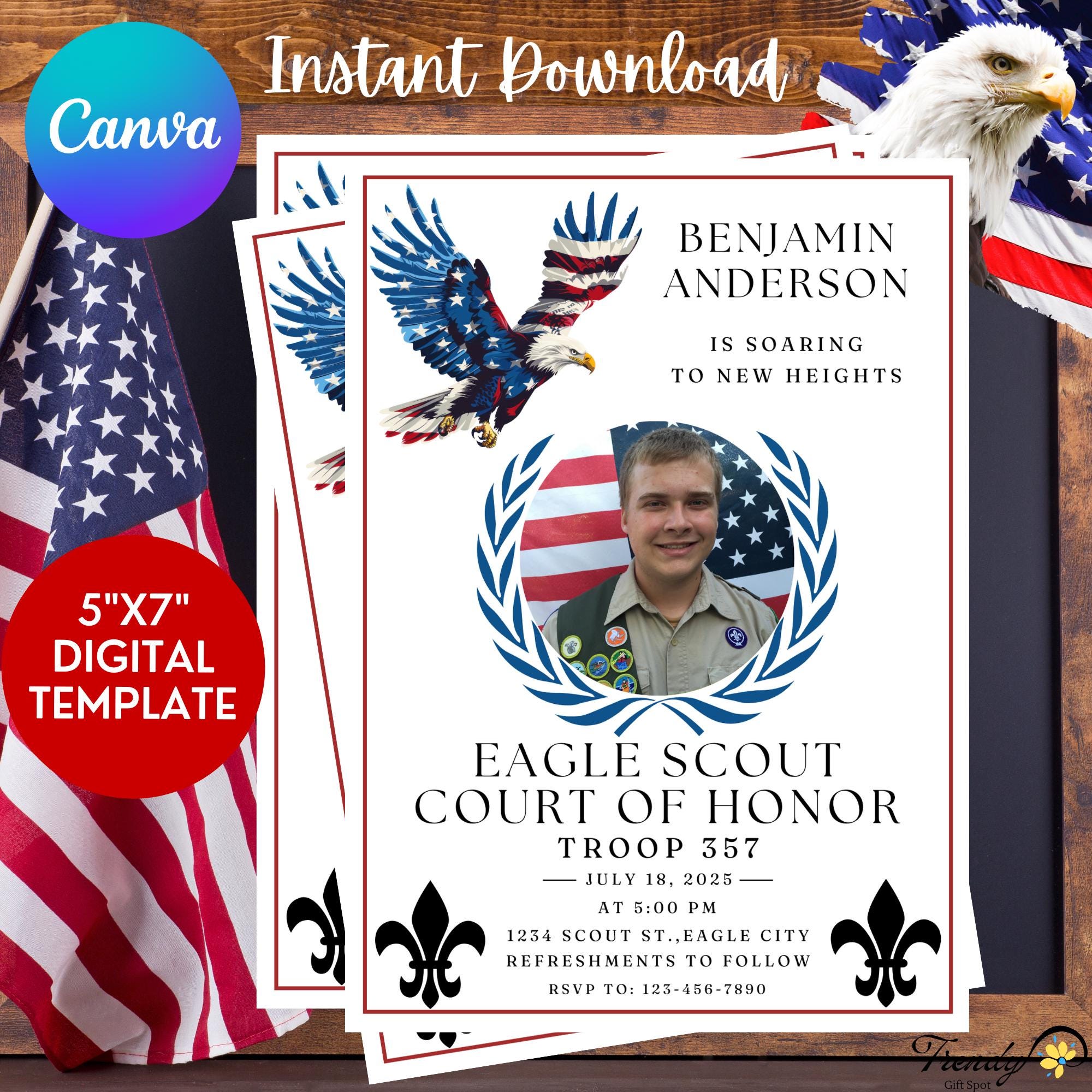 eagle-scout-court-of-honor-invitations-etsy for Eagle Scout Invitations Free Printable Eagle Scout Court of Honor Invitations - Etsy for Eagle Scout Invitations Free Printable