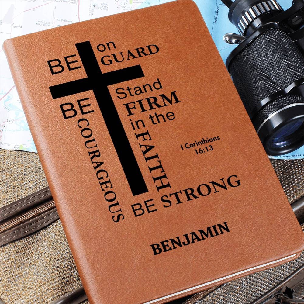 Personalized Prayer Journal Christian Gift for Men Leather Journal Leather Prayer Notebook Gift for Pastor Appreciation Gift for Dad or Son