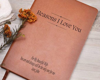 Gift Reasons Why I Love You Book Reasons We Love You Gift Custom Paper 1st Wedding Anniversary Gift Memory Book for Mom Custom Gift for Mom