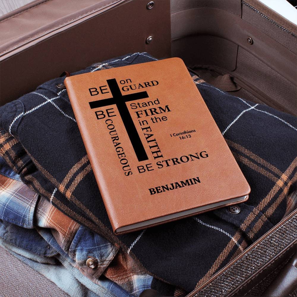 Personalized Prayer Journal Christian Gift for Men Leather Journal Leather Prayer Notebook Gift for Pastor Appreciation Gift for Dad or Son