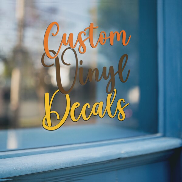 Personalize Your Space with Custom Boho Style Vinyl Decals | Choose your Font, Add Your Custom Text, Name, Quote