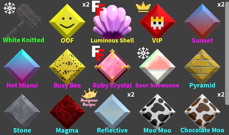 Flee File Roblox Flee the Facility Gems: Special Legendary and Common (digital ...