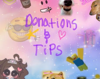 amequeen donations and tips!! very kindness :)