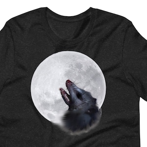 Possum Howling at Moon Vintage Shirt, Retro Opossum Lover Tshirt, Funny Possum Tee, Possum Gift Shirt, Opossum Meme T-Shirt, Wildlife Shirt